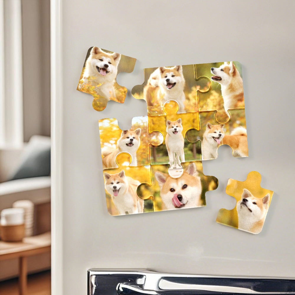 Personalized Pet Photo Fridge Magnet