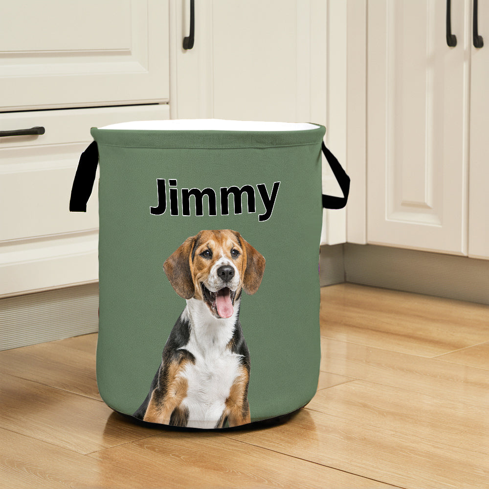 Pet Portrait Storage Basket