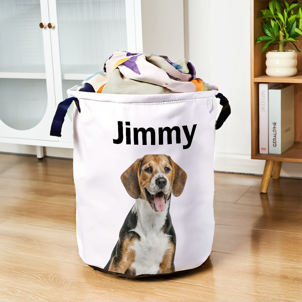 Pet Portrait Storage Basket