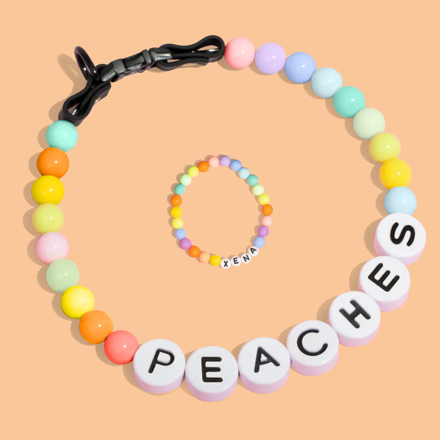 Pet Name Necklace + Free Bracelet