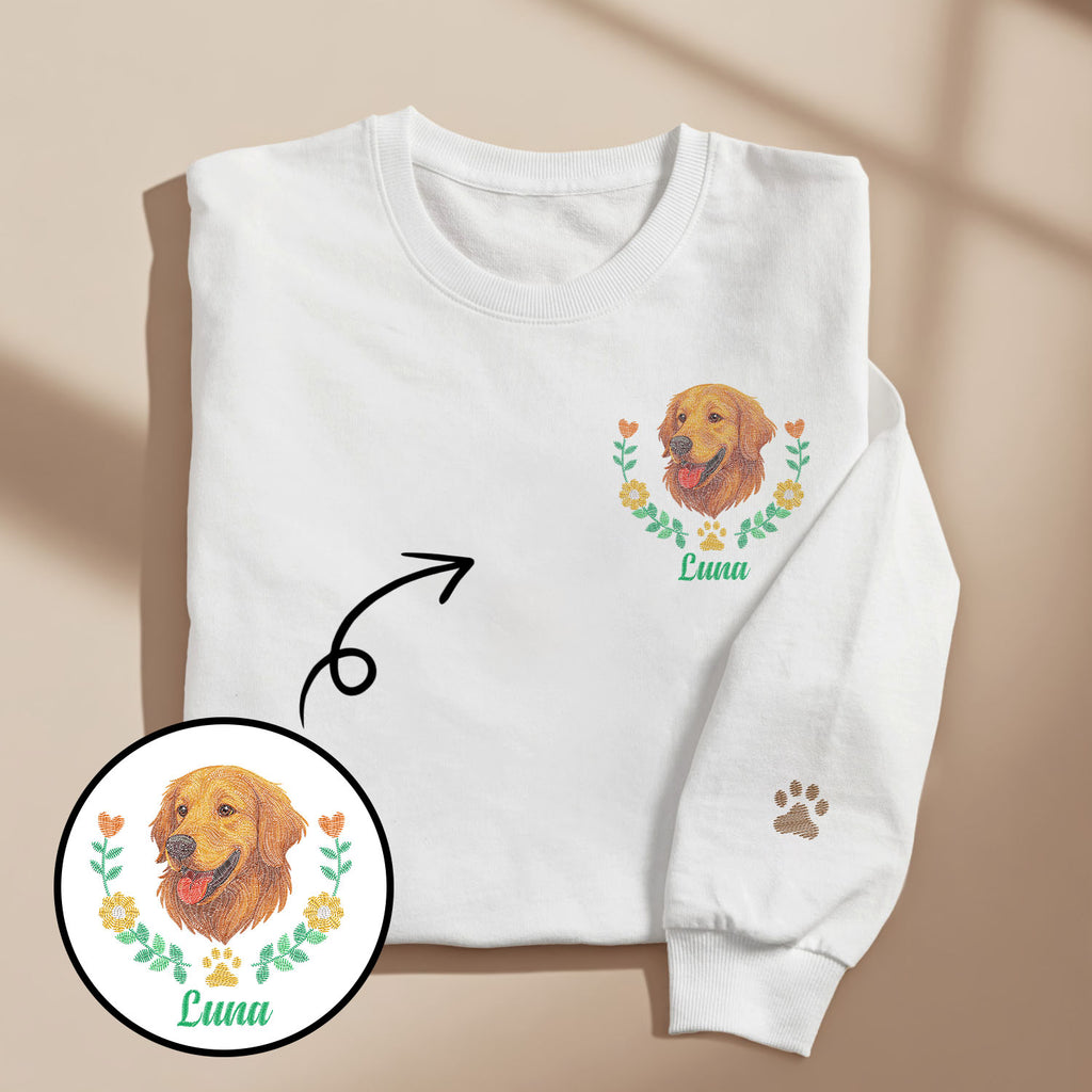 Embroidered Pet Sweatshirt