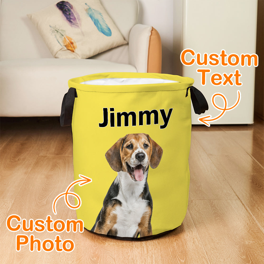 Pet Portrait Storage Basket