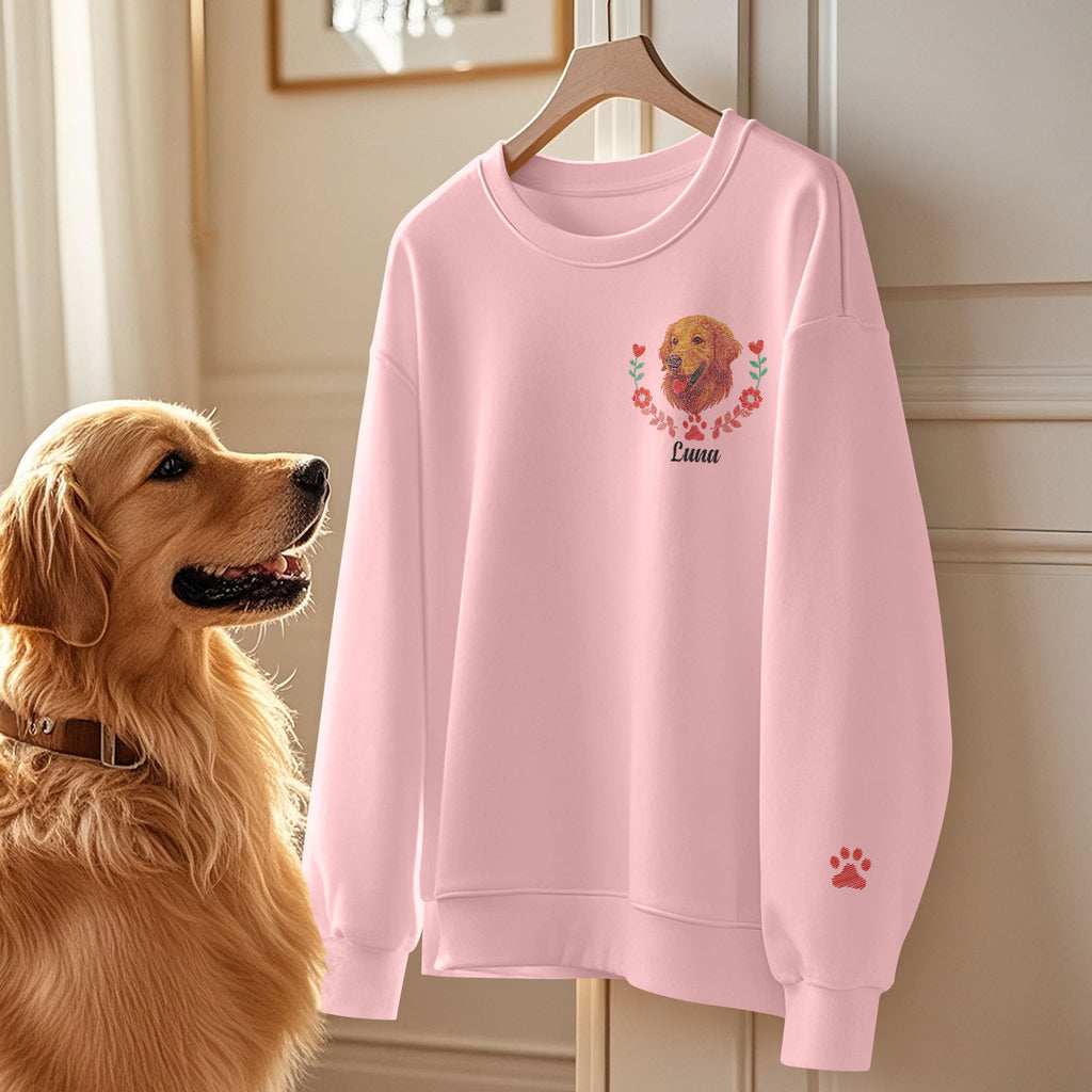 Embroidered Pet Sweatshirt