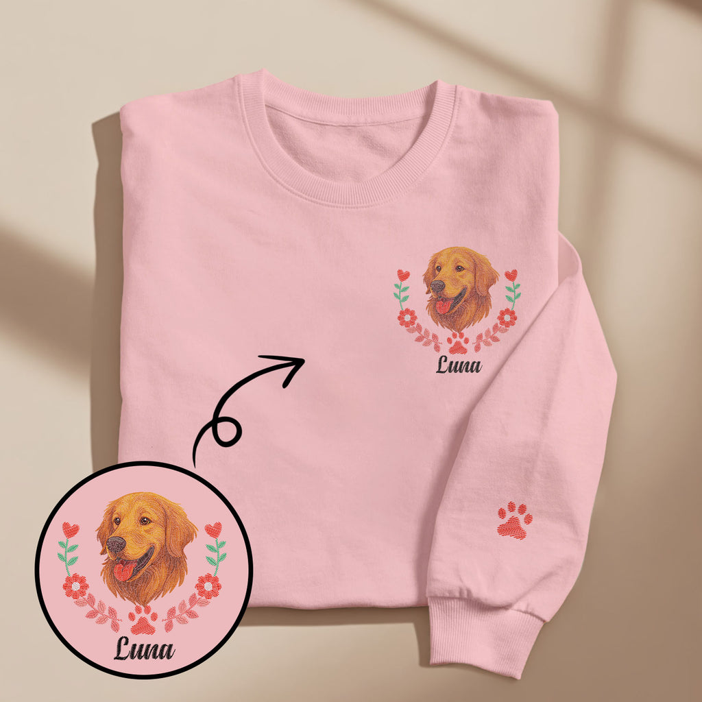 Embroidered Pet Sweatshirt