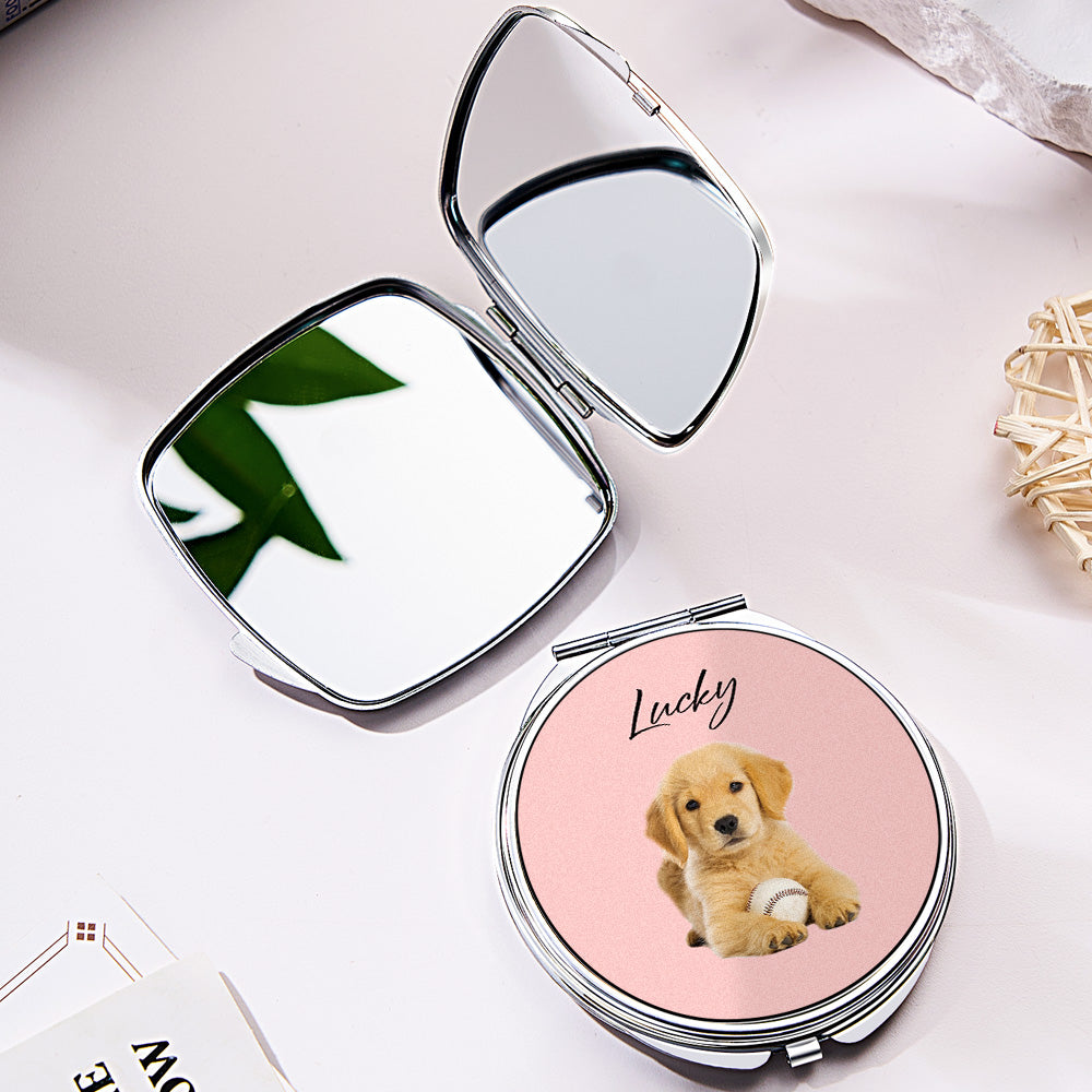 Pet Portrait Compact Mirror