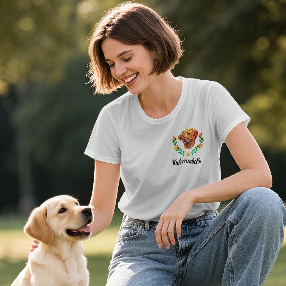 Embroidered Pet T-Shirt