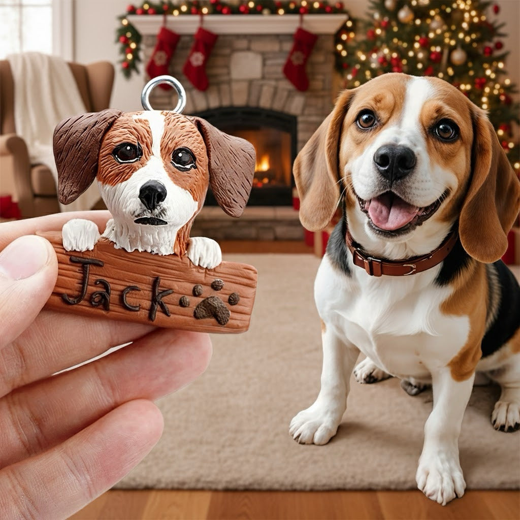 Personalized Pet Clay Fridge Magnet