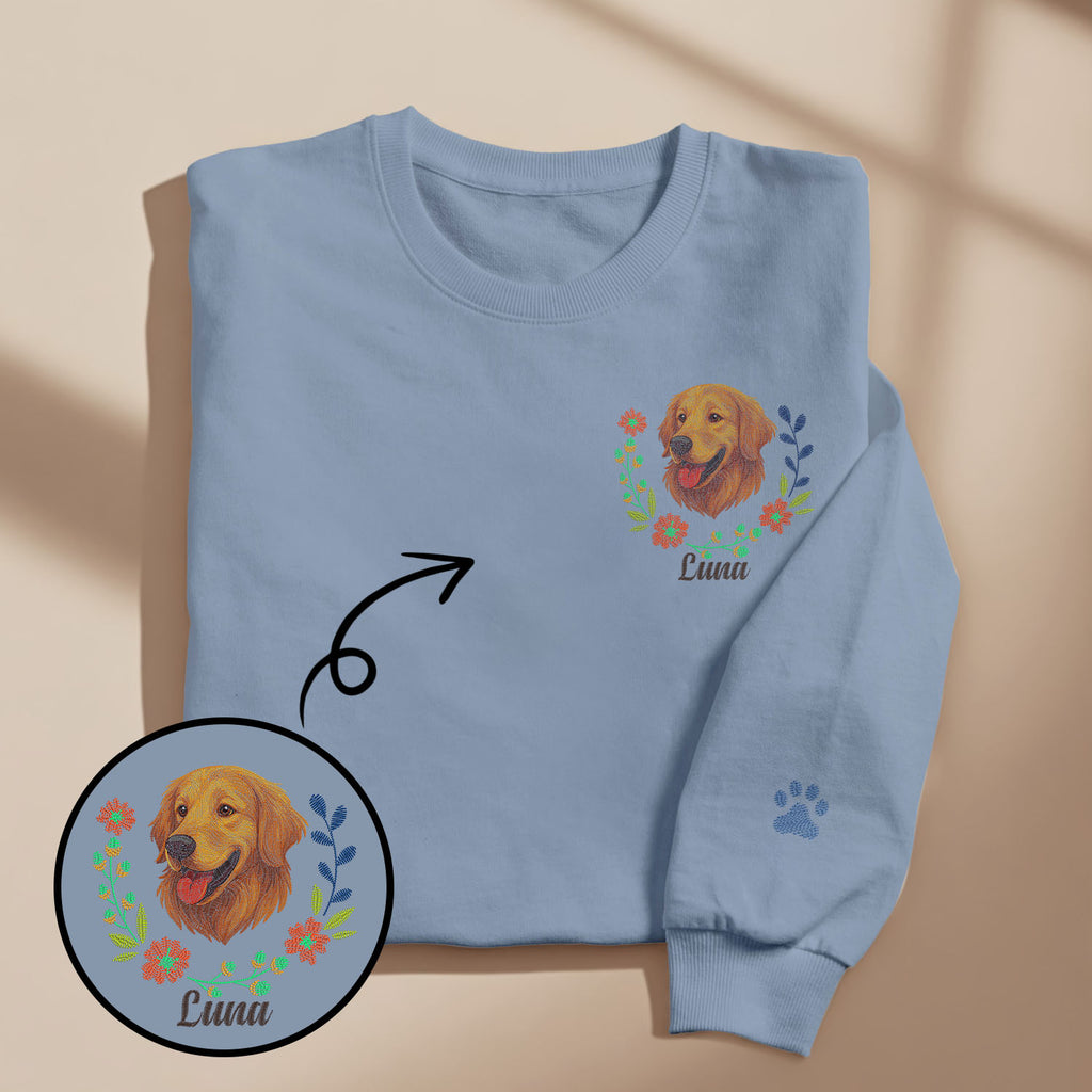 Embroidered Pet Sweatshirt