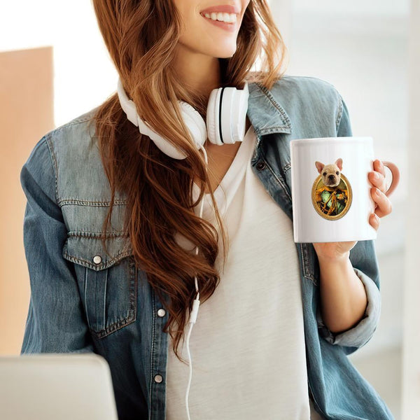 Personalized Dog Face Coffee Mug