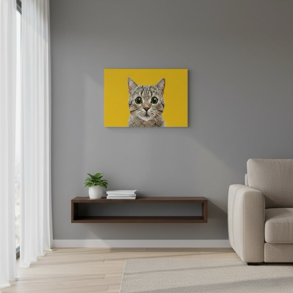 Custom Pet Photo Oil Painting