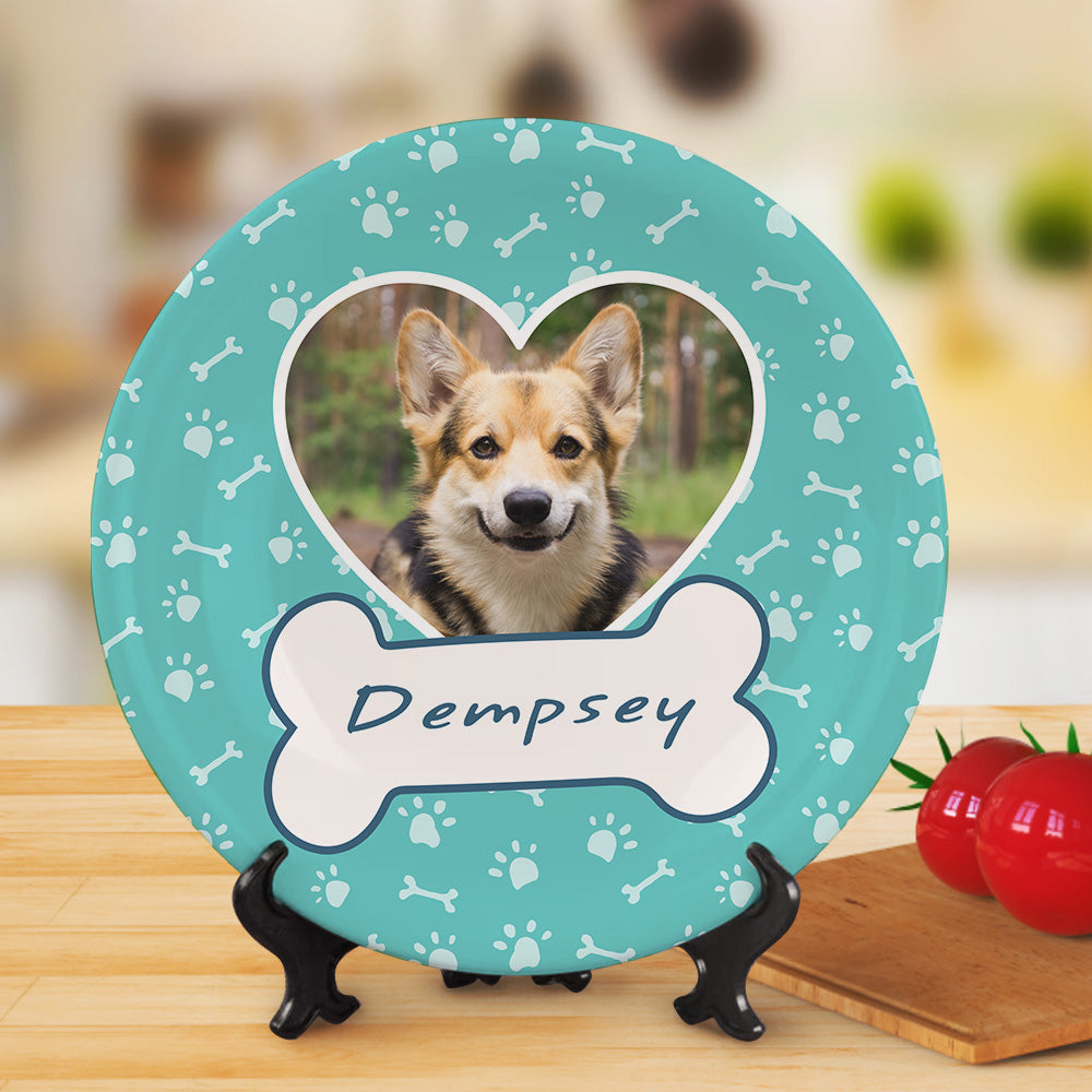 Pet Name Ceramic Dinner Plate