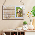 Engraved Wooden Heart Photo Frame