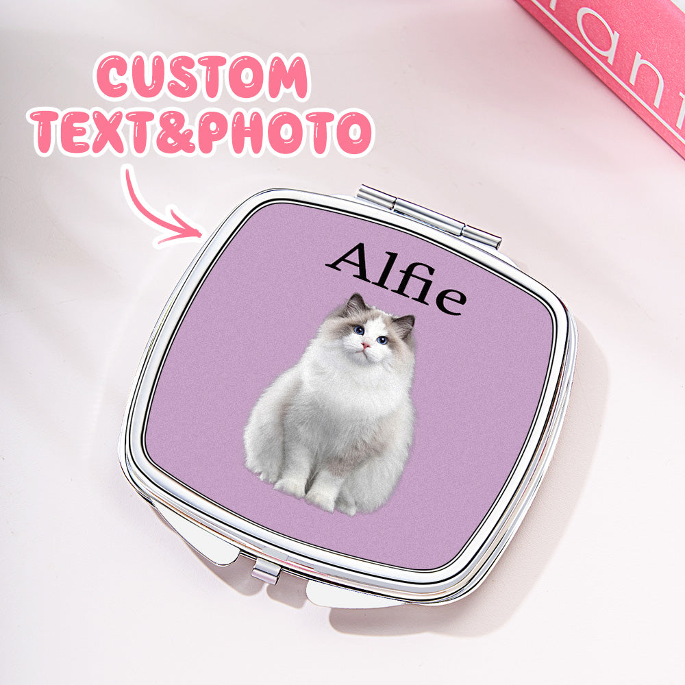 Pet Portrait Compact Mirror