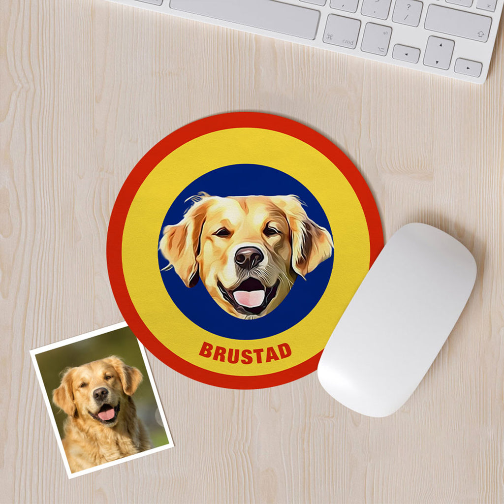 Pet Photo & Name Mouse Pad