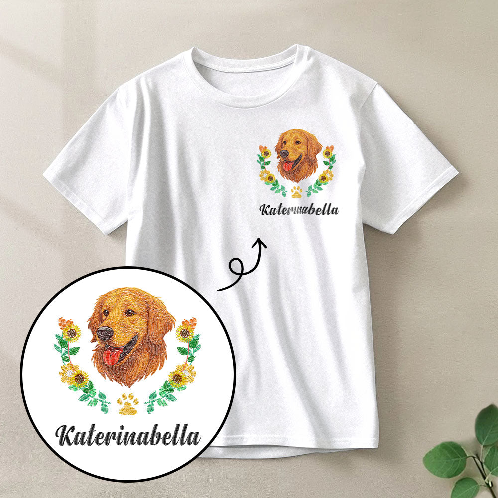 Embroidered Pet T-Shirt