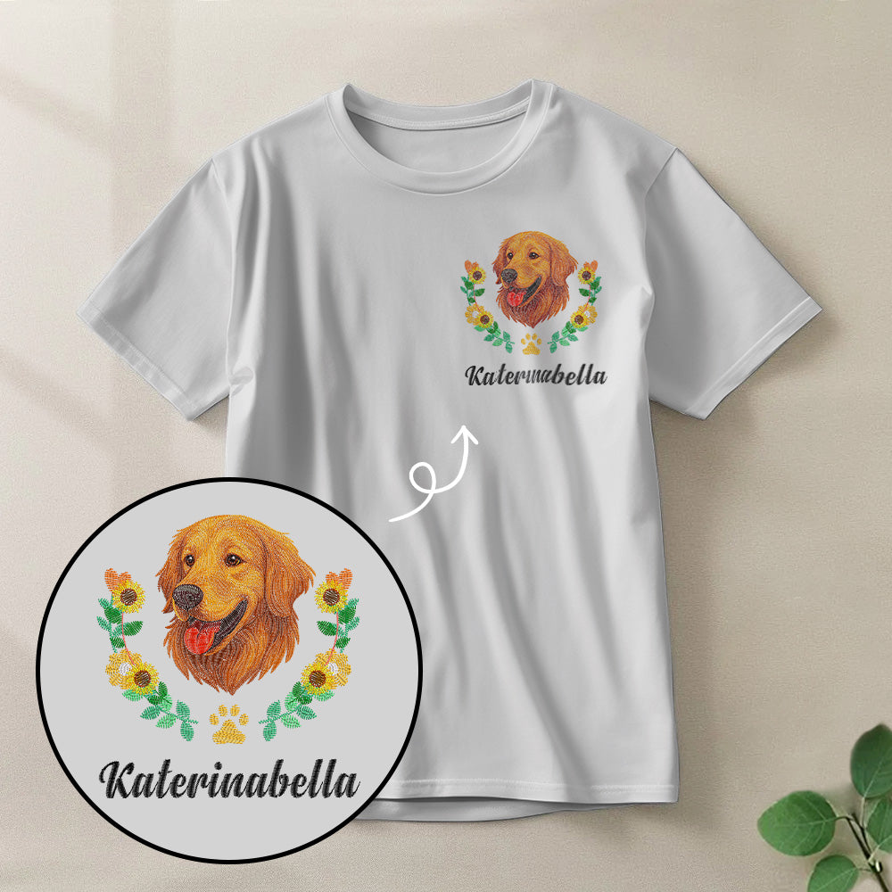Embroidered Pet T-Shirt