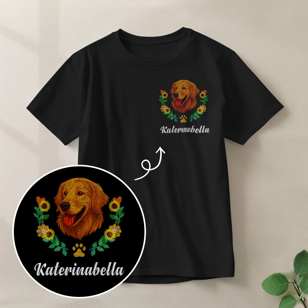 Embroidered Pet T-Shirt