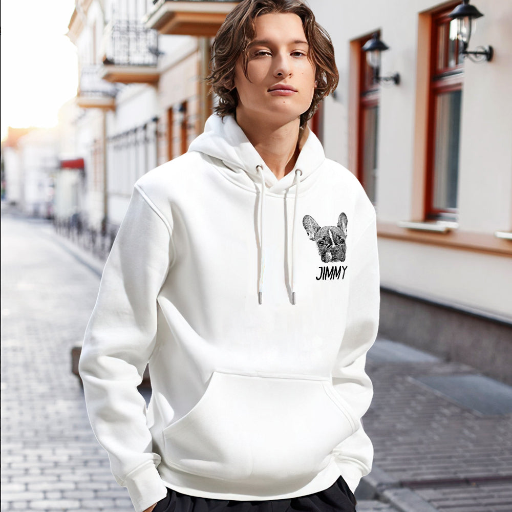 Personalized Pet Portrait Hoodie
