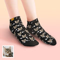 Custom Cat Face Ankle Socks