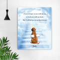 Angel Pet Name Memorial Canvas