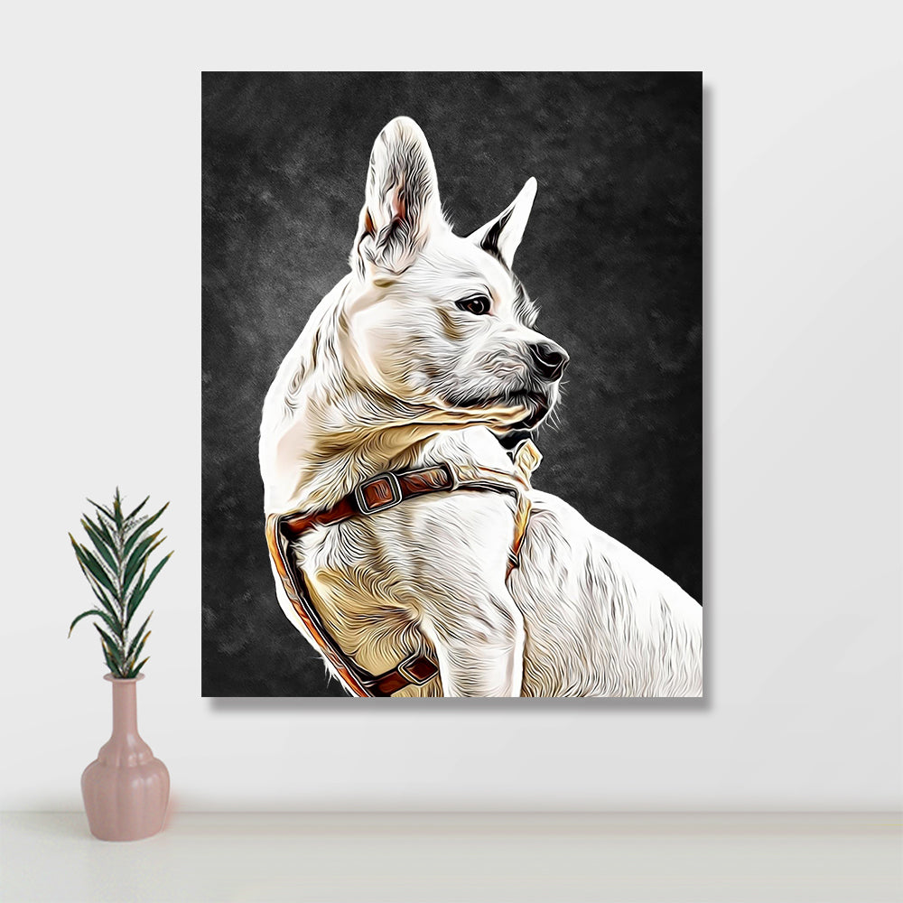 DIY Pet Oil Painting Frame