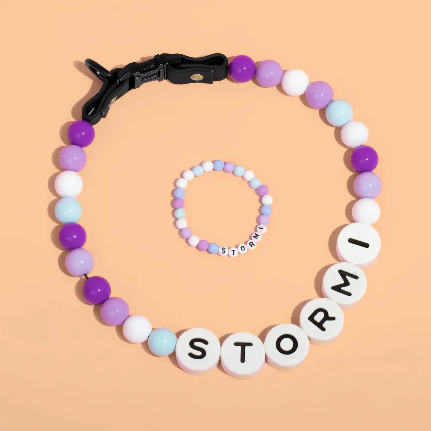 Pet Name Necklace + Free Bracelet