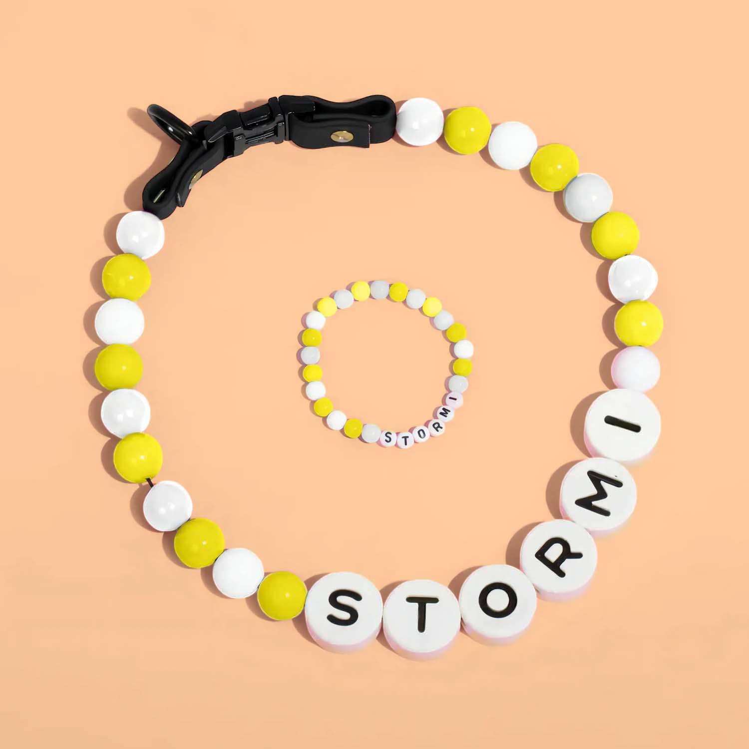 Pet Name Necklace + Free Bracelet