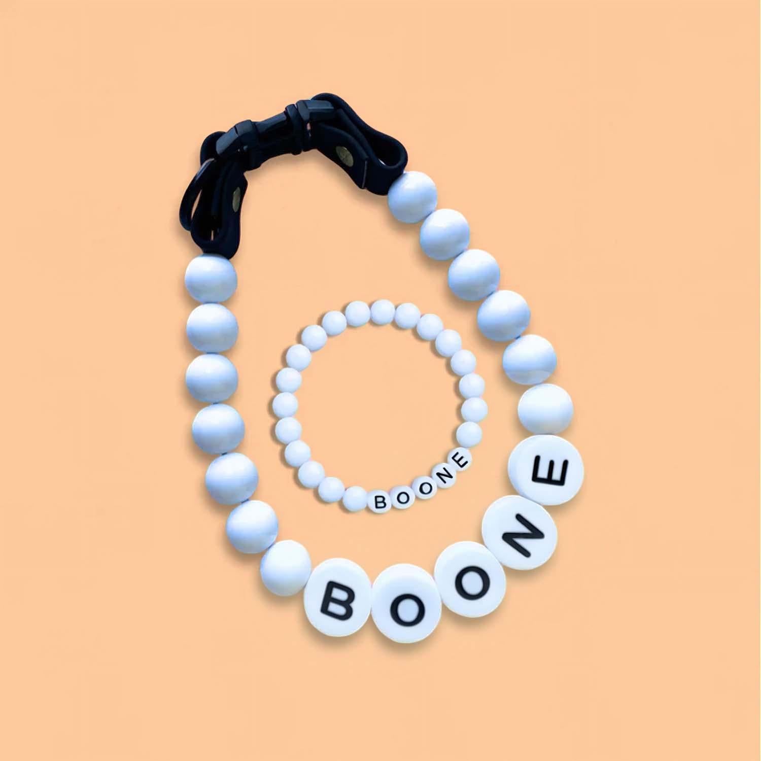Pet Name Necklace + Free Bracelet