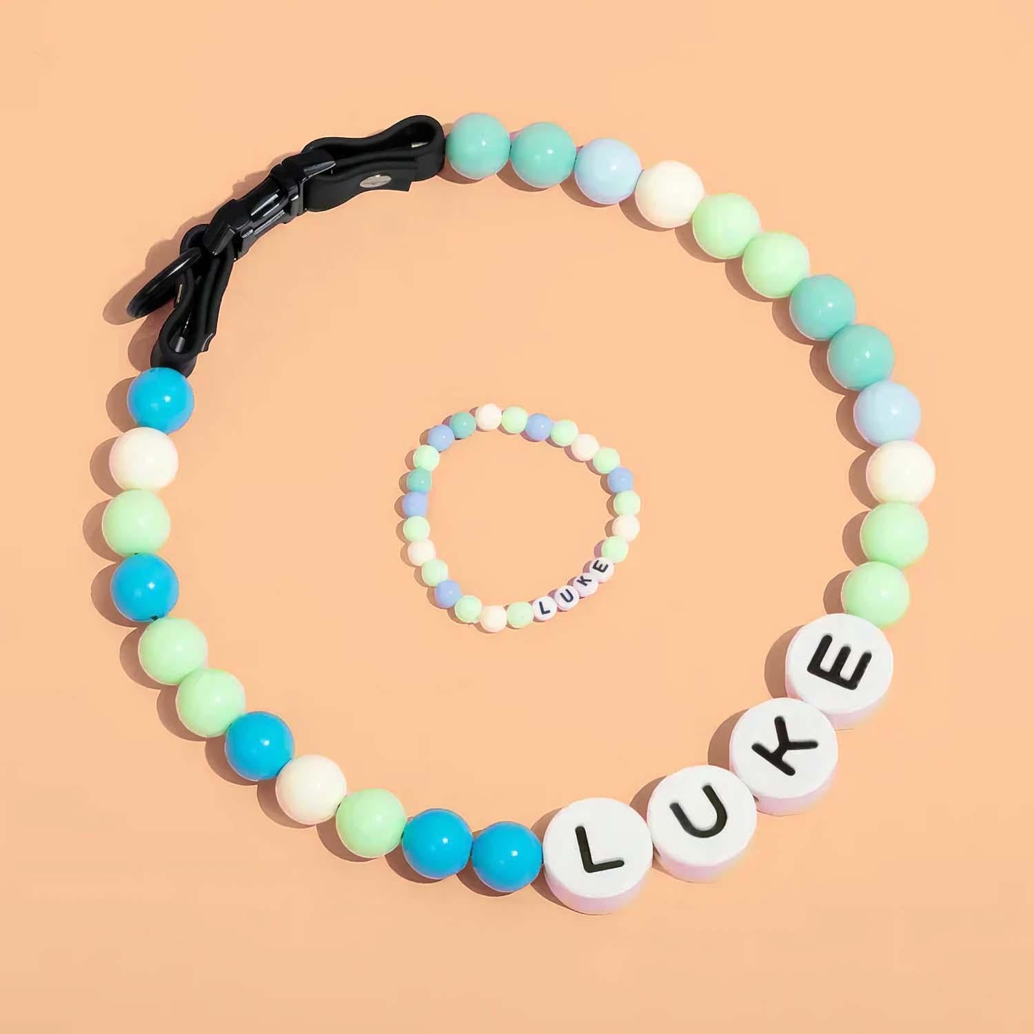 Pet Name Necklace + Free Bracelet