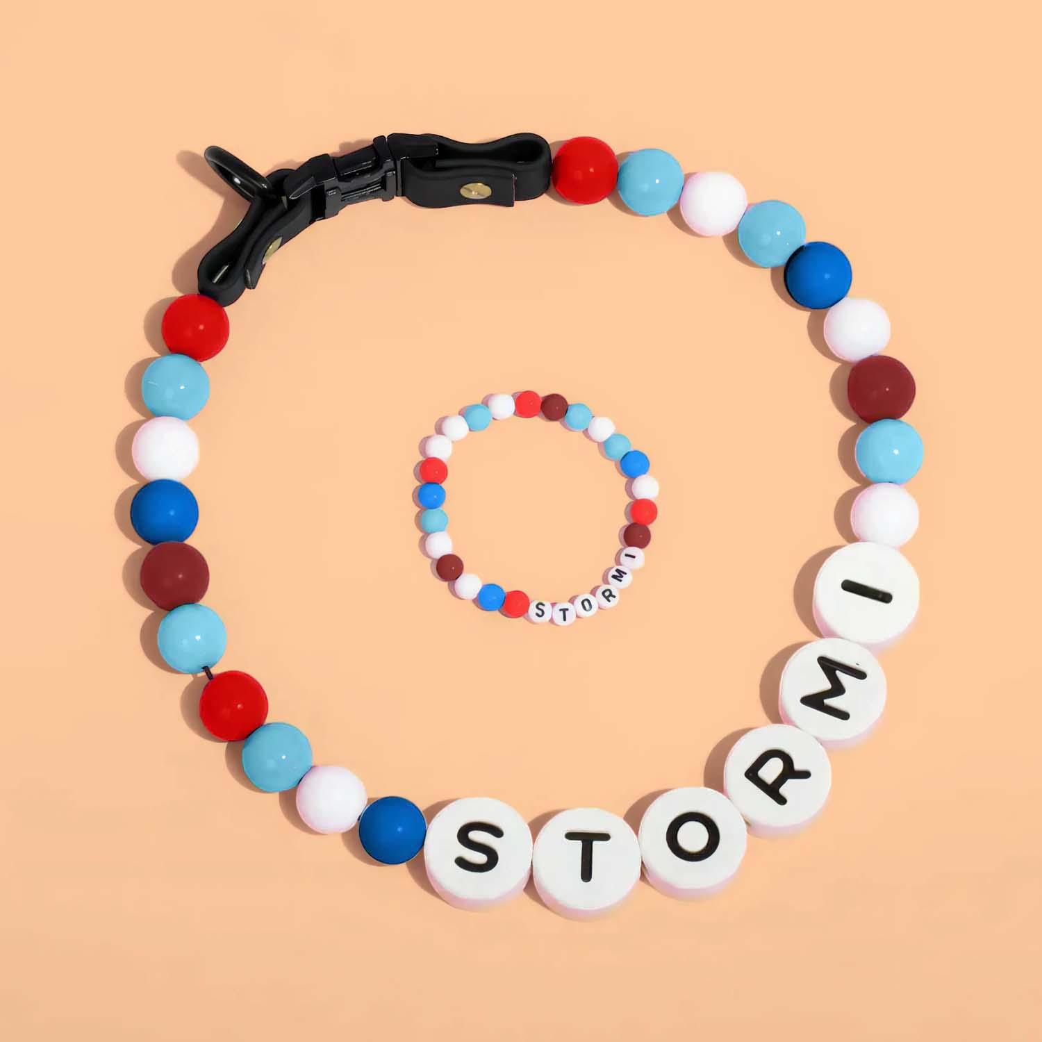 Pet Name Necklace + Free Bracelet