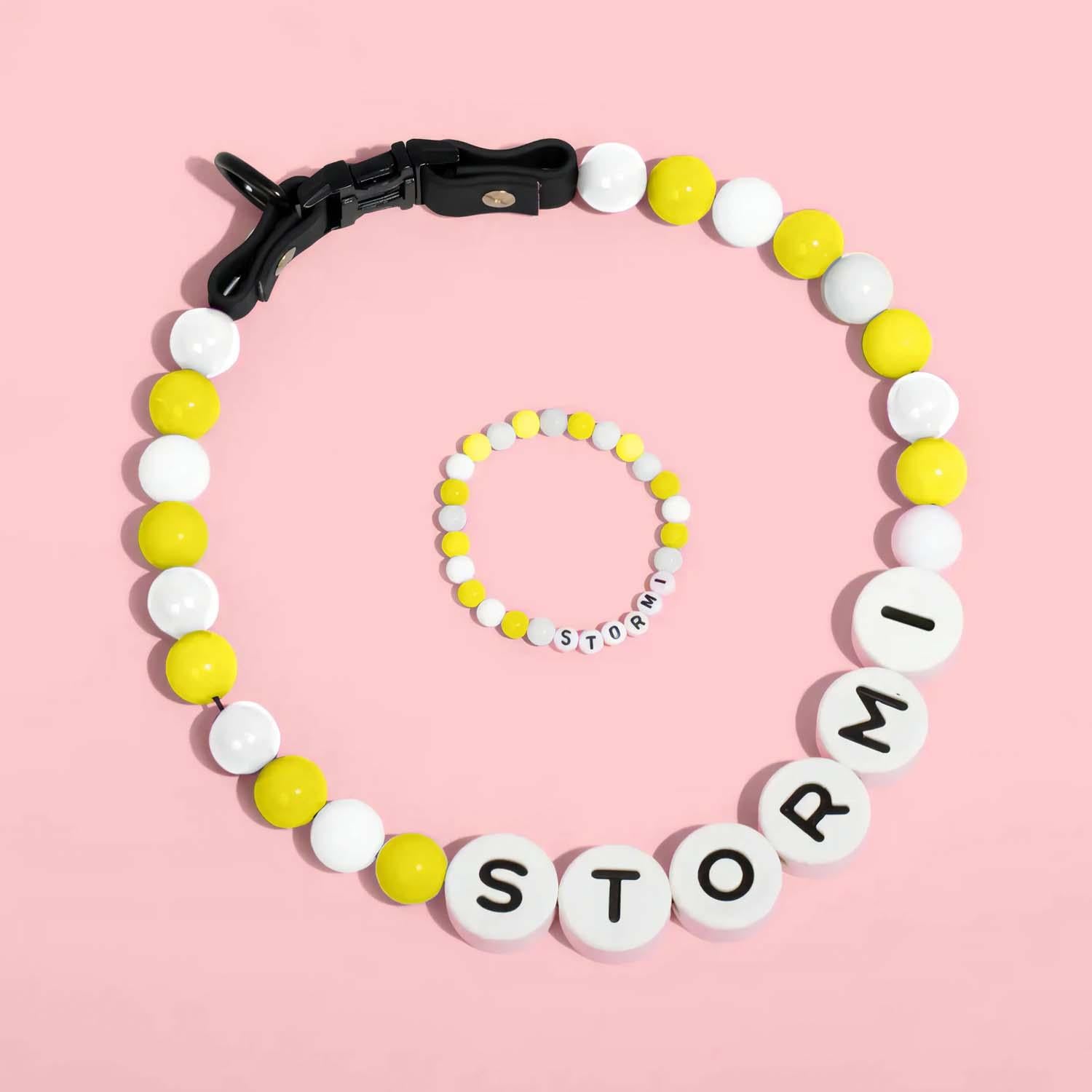 Pet Name Necklace + Free Bracelet