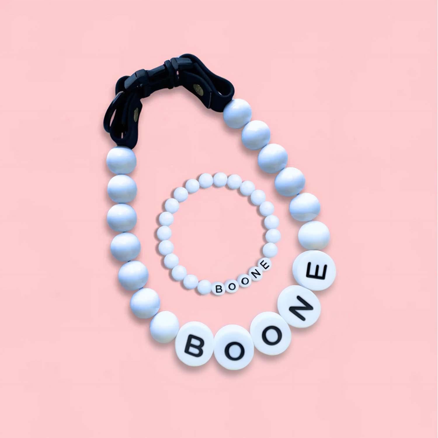 Pet Name Necklace + Free Bracelet