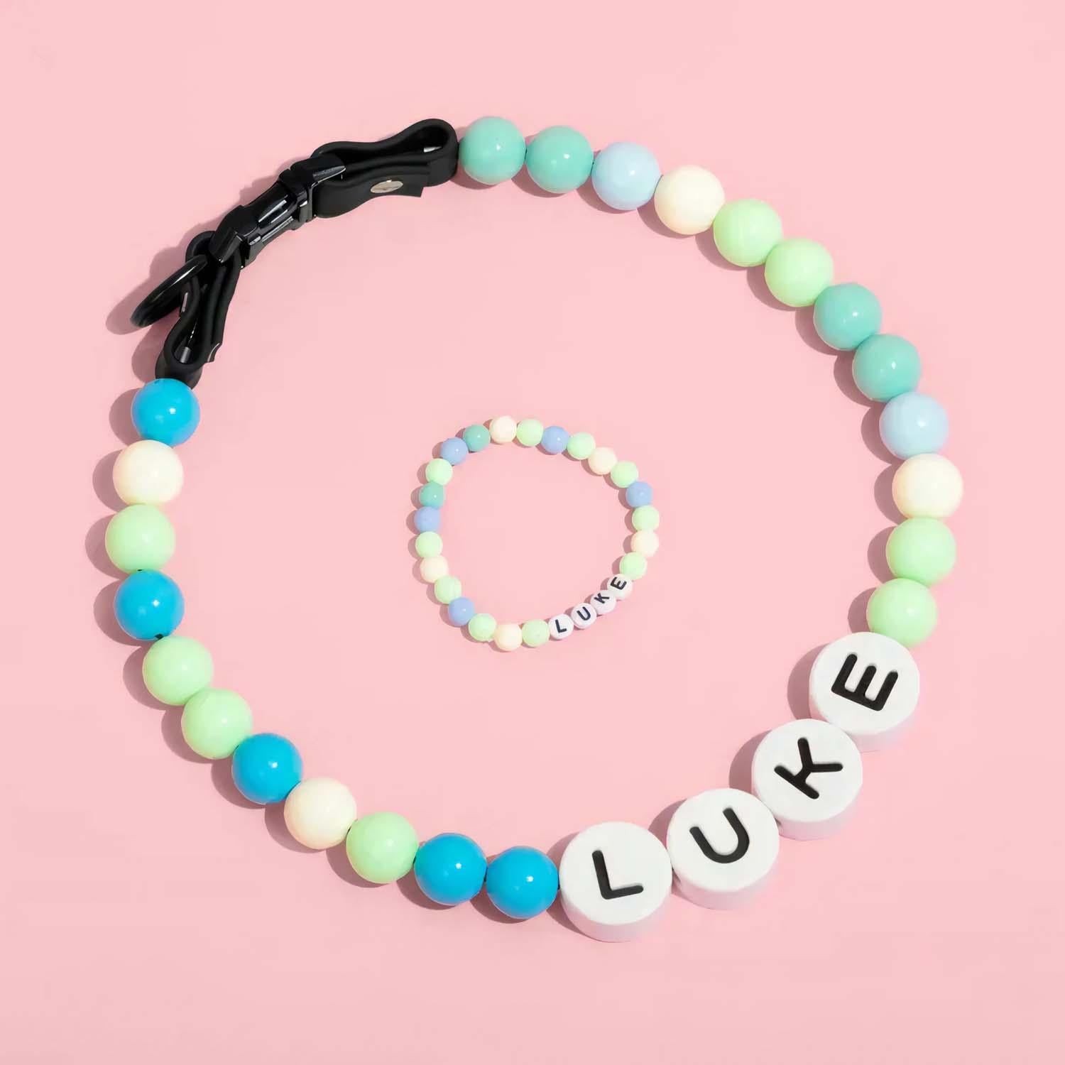 Pet Name Necklace + Free Bracelet