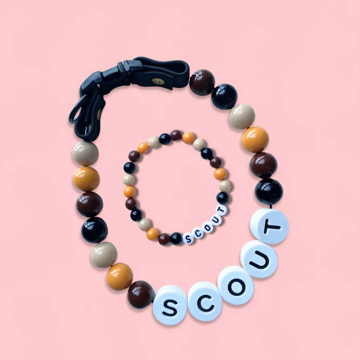 Pet Name Necklace + Free Bracelet