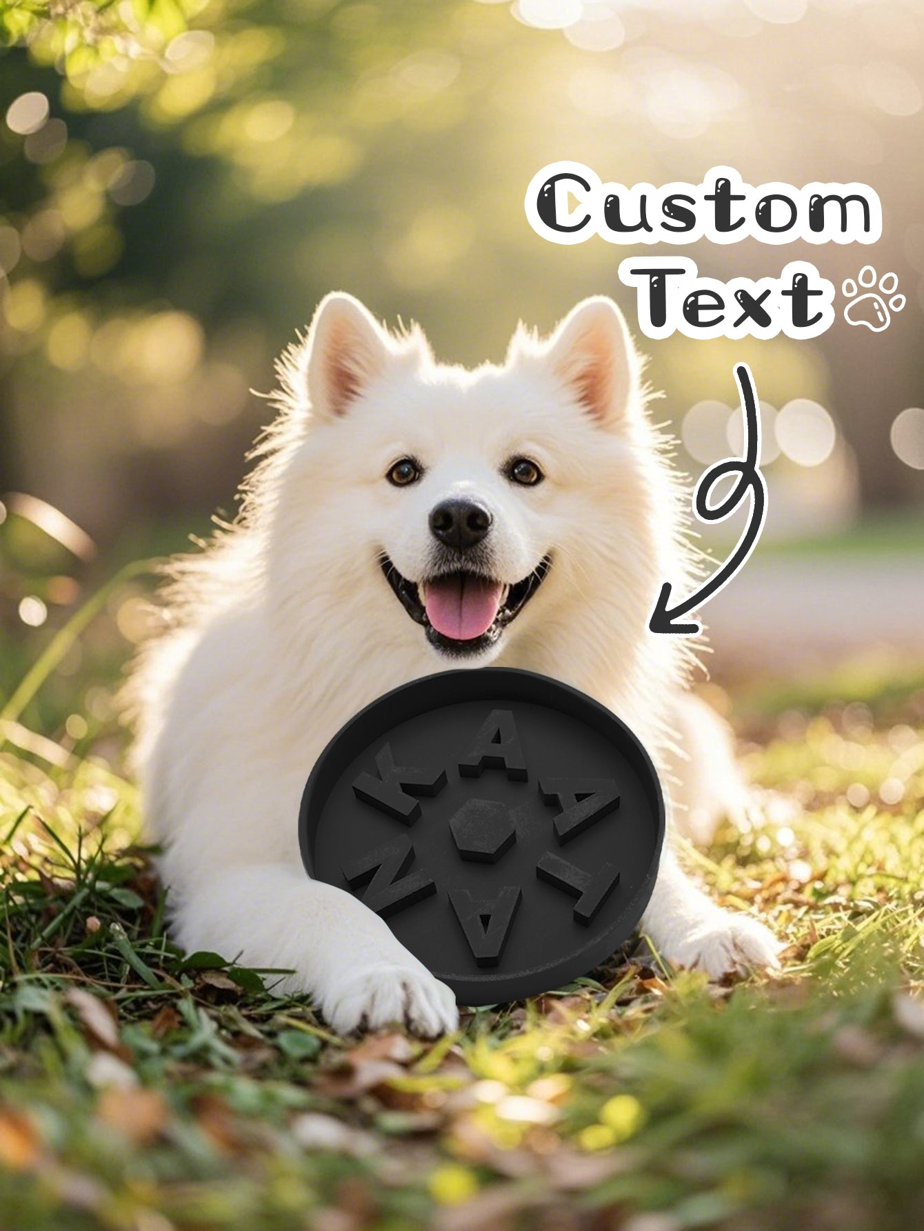 Personalized Slow Feeder Dog Bowl