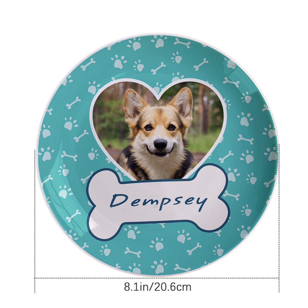 Pet Name Ceramic Dinner Plate