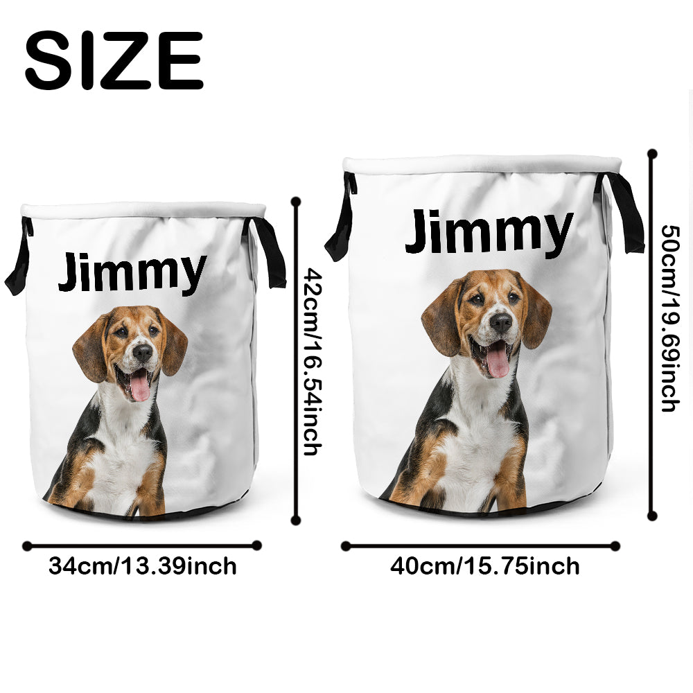 Pet Portrait Storage Basket