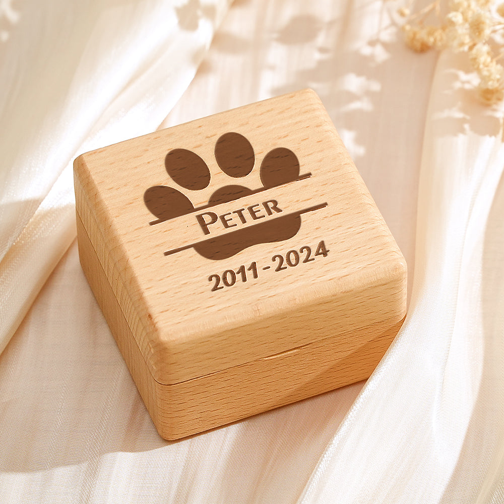 Personalized Pet Memorial Keepsake Box