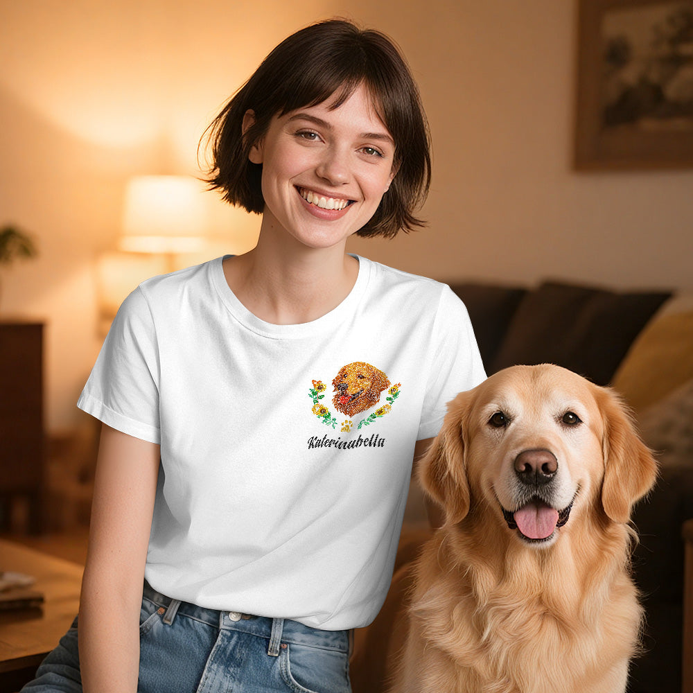 Embroidered Pet T-Shirt