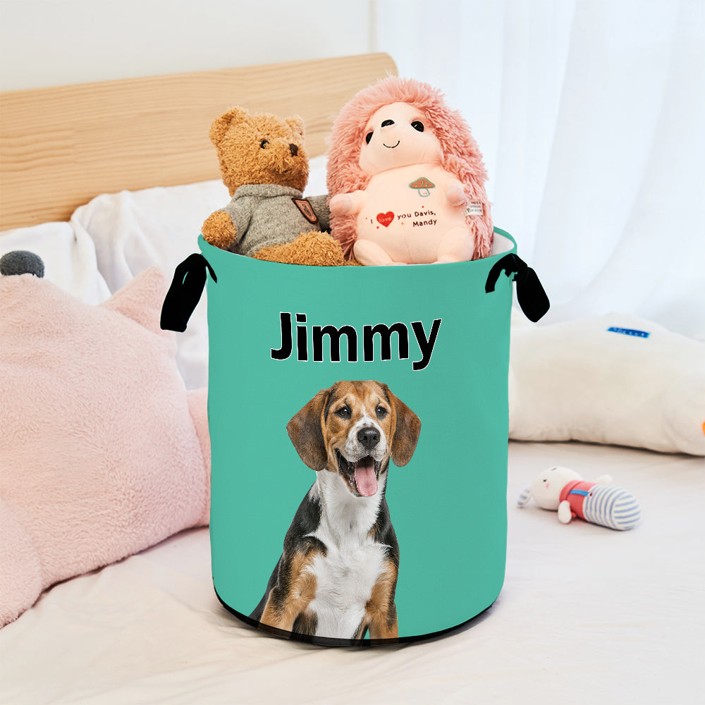 Pet Portrait Storage Basket