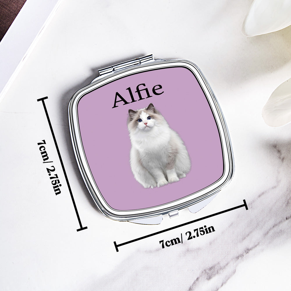 Pet Portrait Compact Mirror
